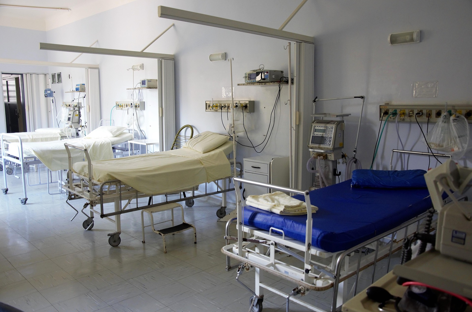 Hospital building with modern facilities